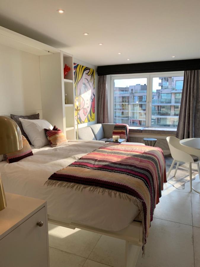 Luxe Studio/Suite Met Zeezicht En Volle Zon Knokke-Heist Bagian luar foto